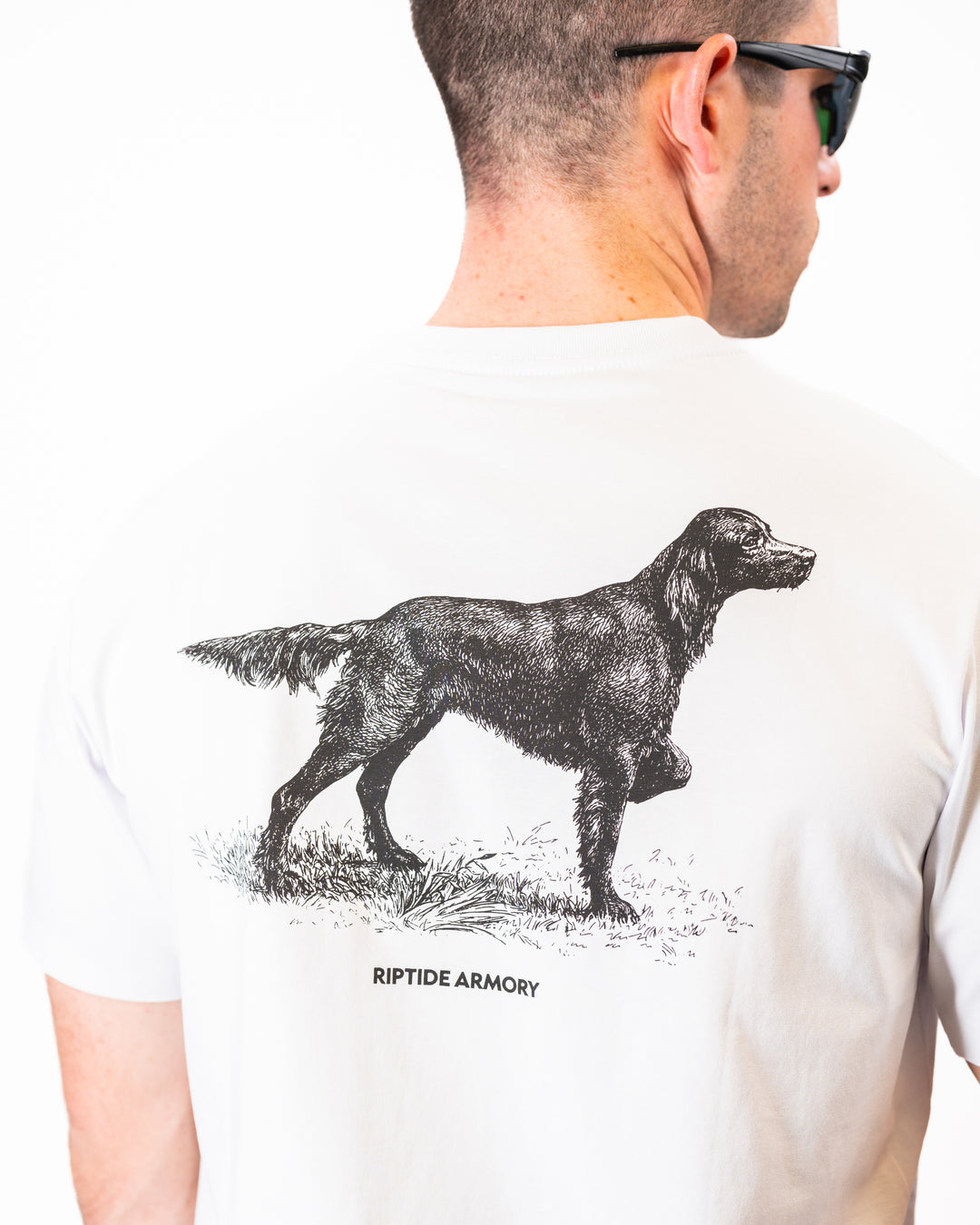 White Dog Tee