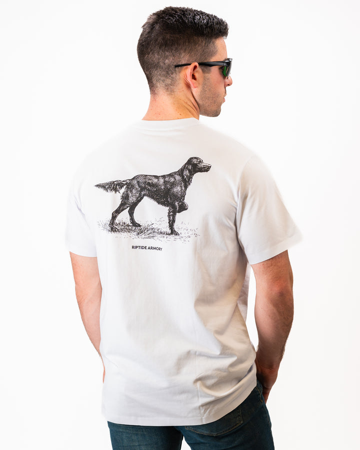White Dog Tee