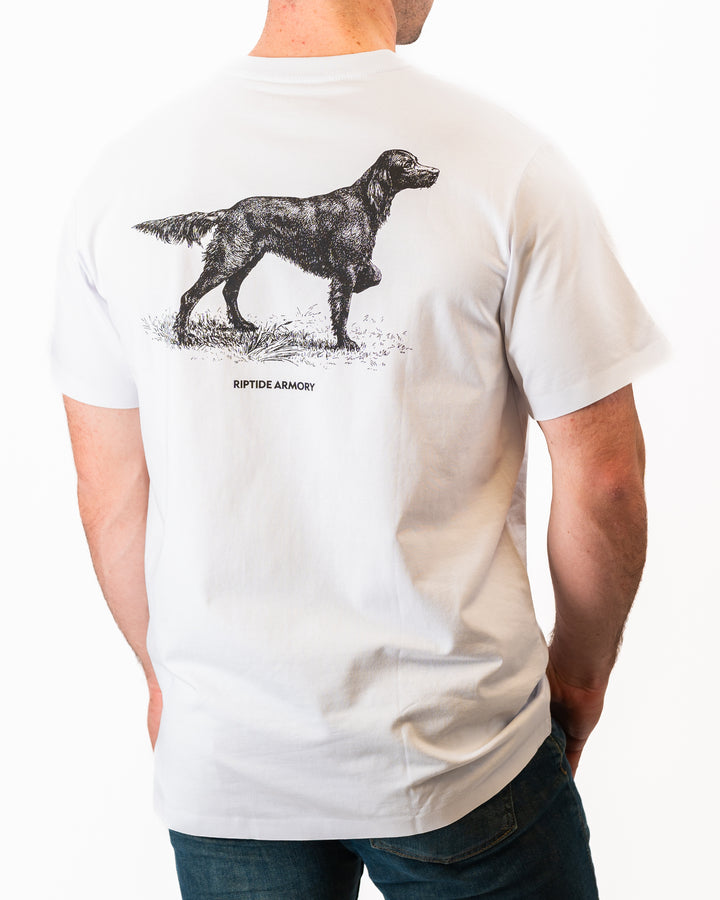 White Dog Tee