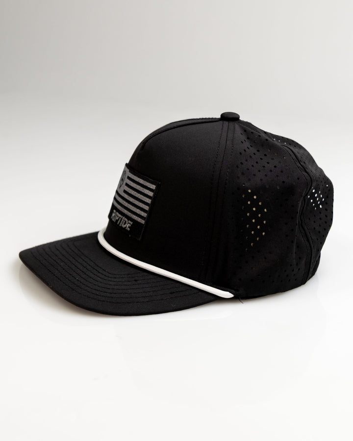 Blackout Flag - Perforated Rope Hat