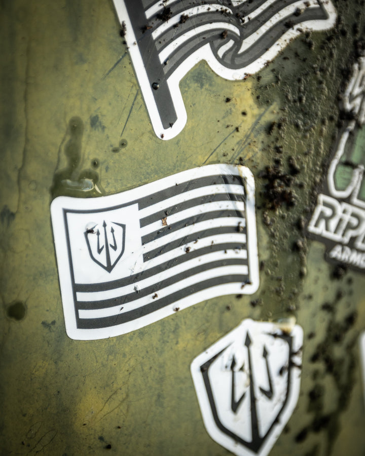 Waving Flag Sticker